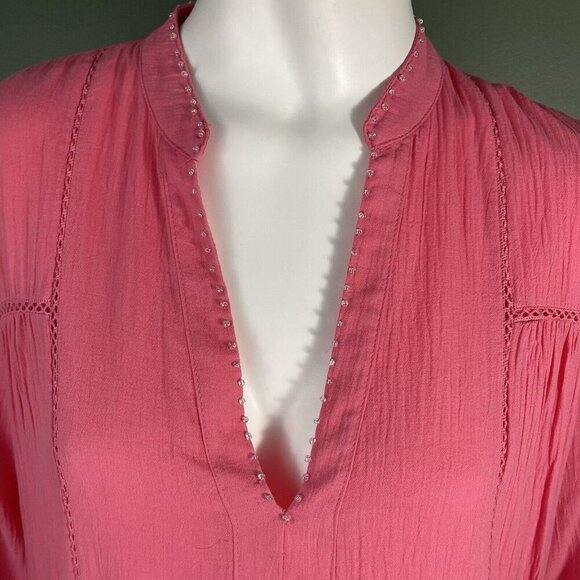 Tuckernuck Pomander Place Ophelia Beaded Gauze Dress Coverup Size Small - Picture 2 of 13